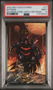 2022 DKV COLECCIONES BATMAN COMIC ARTS VOL. 1 17 BATMAN GOLD PSA 9 POP 1 - Imagen 1 de 2