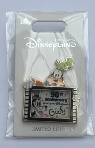 Disneyland HKDL Hong Kong Goofy 90th Anniversary LE 500 Film Pin - Picture 1 of 2