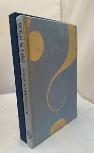 Folio Society WHAT IS LIFE? by Erwin Schrodinger 2001 - HB Slip Case - Imagen 1 de 6