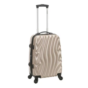 NEW in box- Gold 360 degree wheels 20 Inch Expandable Rockland Carry-on - Picture 1 of 3