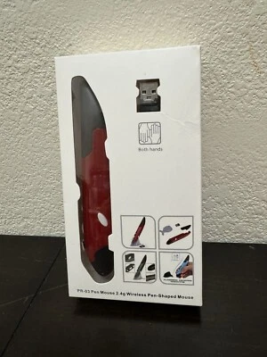 New 2.4Ghz Wireless Pointing Pen Mouse USB Pocket Drawing Writing Pen Laptop US - Image 1 of 4