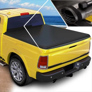Vinyl Soft Roll up Truck Bed Tonneau Cover Compatible with 99-07 Chevy Silverado - Picture 1 of 6
