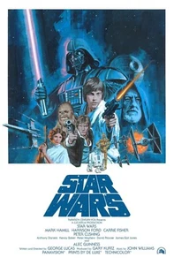 Star Wars 1977 Movie Poster B Art Print 11 x 17 High Gloss 11 MIL Photo Stock - Picture 1 of 2