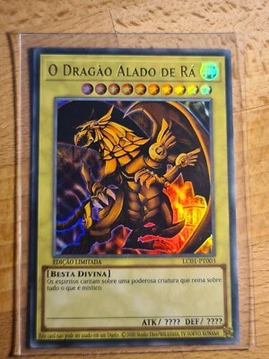 The Winged Dragon of Ra●YUGIOH●LC01●ULTRA RARE●PORTUGUESE●LIMIT ED●NM●DR097 - Image 1 of 2