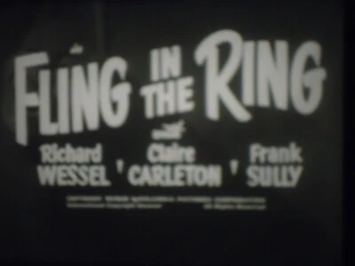 16mm Fling in the Ring  Three Stooges Short 800' Foto 1 de 4