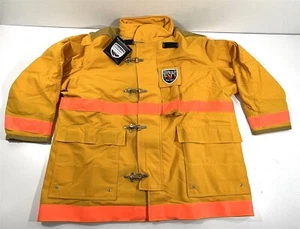 NEW LG 46" FIRE-DEX CHIEFTAIN 35M FIREFIGHTER BUNKER FIRE FIGHTING TURNOUT COAT - Picture 1 of 8