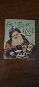 Folleto vintage de Navidad "La vuelta al mundo con Santa Claus" - Imagen 1 de 7