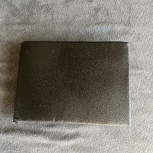 Vintage Cowhide Mens Wallet Dark - Picture 1 of 18