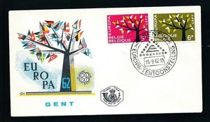 D455648 Belgium Commemorative Cover Europa CEPT 1962 Tree With 19 Leaves - Picture 1 of 1