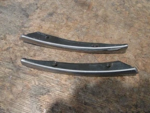 PAIR ORIGINAL RT, LEFT FENDER TOP TRIM FOR 1968 1969 PONTIAC LEMANS, GTO - Picture 1 of 10