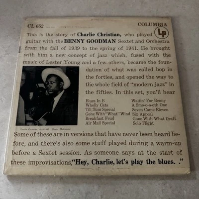 Charlie Christian & Benny Goodman Orchestra~COLUMBIA #CL 652~6 Eye Mono~Guitar - Image 1 of 4