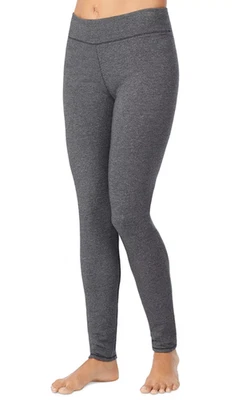Leggings CUDDL DUDS Ultra Acogedores de tiro medio talla S Pequeños (6-8) Gris Jaspeado Foto 1 de 4