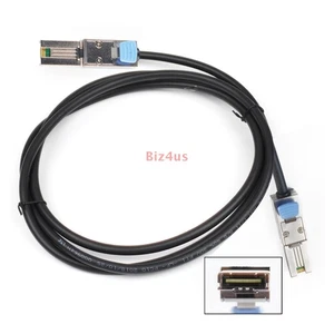 External Mini SAS 26pin SFF-8088 to SFF-8088 High Speed Data Cable 6.6FT / 2M - Picture 1 of 7