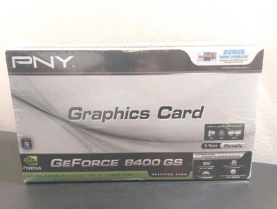 PNY NVIDIA GeForce 8400 GS (VCG84DMS5R3SXPB) 512MB DDR2 SDRAM PCI Express x16... - Image 1 of 4