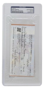 Bob Gibson Signed Slabbed Cardinals Bank Check #1841 PSA/DNA - Picture 1 of 3