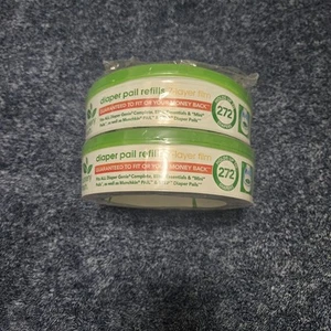 New Nursery Fresh Baby Diaper Pail Refills 2 Pk 7 Layer Bags Holds 544 Diapers - Picture 1 of 4