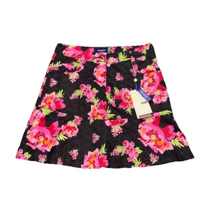 Daily Sports Women’s Size 6 Black Floral Golf Skirt Skort Brand New - Picture 1 of 7