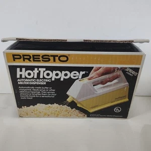Spruzzatore erogatore sciogli burro elettrico automatico Presto Hot Topper vintage nuovo - Foto 1 di 7