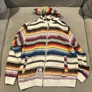 Awesome - LRG Lifted Research Group - Aztec Hoodie Full Zip - Drug Rug- Men's XL - Picture 1 of 7