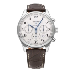 Longines Master Chronograph Silver Dial 42mm Automatic Men's Watch L2.759.4.78.3 - Picture 1 of 9