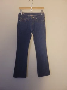 Y2K True Religion Low Rise Bootcut Jean Sz 26 - Picture 1 of 9
