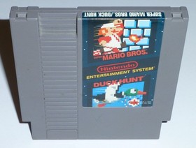 SUPER MARIO BROS. DUCK HUNT - Nintendo NES Game (Authentic) Cleaned & Tested