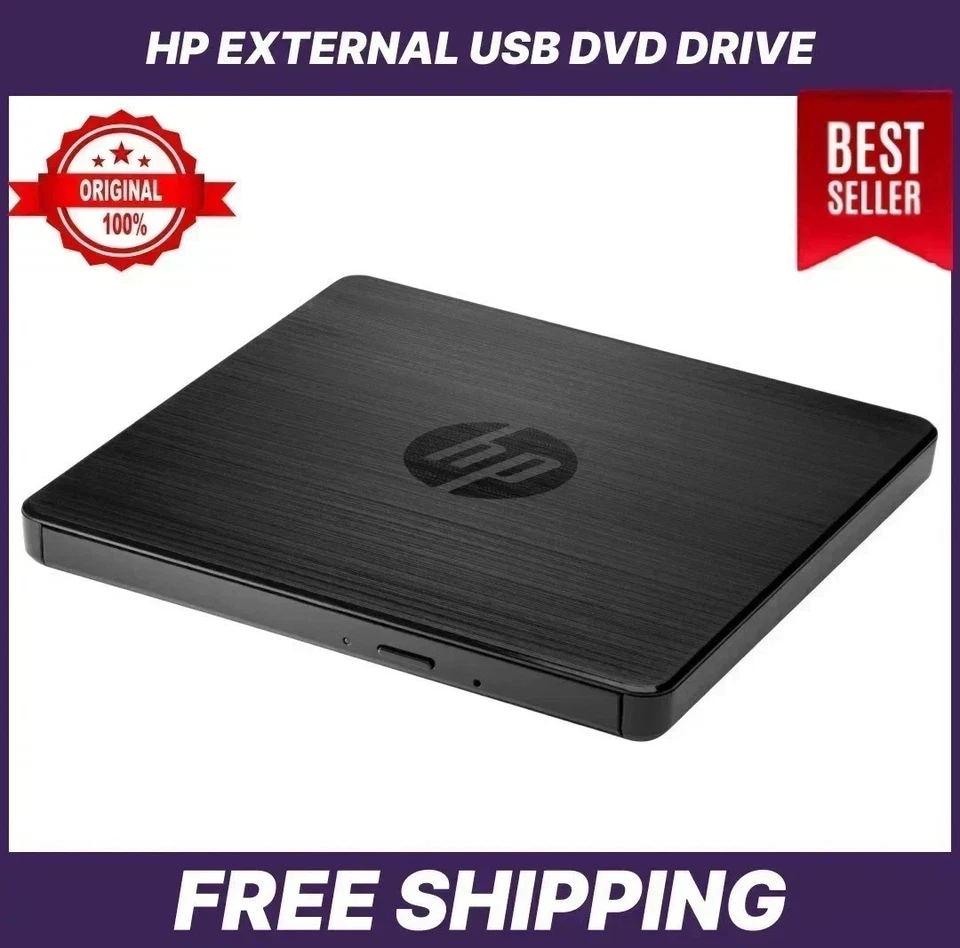 HP USB External USB CDRW DVDRW GP70N Drive Read Write Free Shipping - Image 1 of 1