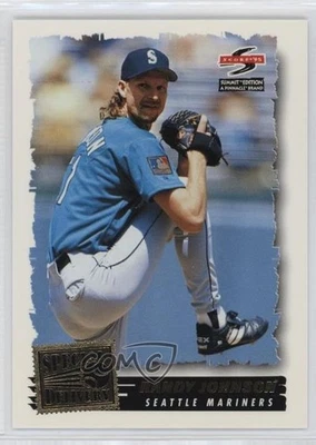 1995 Score Summit Special Delivery Randy Johnson #193 HOF - Image 1 of 2