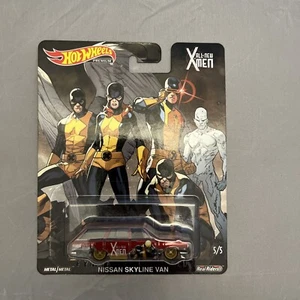 Hot Wheels Premium Pop Culture All New X-Men Nissan Skyline Van 5/5 W/Protector - Picture 1 of 6