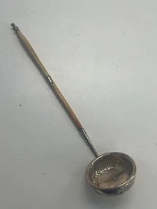 VICTORIAN SILVER MOUNTED TODDY LADLE - EDINBURGH 1863 - Picture 1 of 15