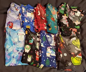 Women's Christmas Scrub Tops - Choose - Picture 1 of 75