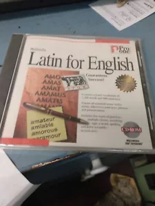 NOT OPENED LATIN FOR ENGLISH PRO ONE CD. JC - Picture 1 of 2