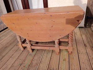 Barley Twist Drop Leaf Tisch - Bild 1 von 13