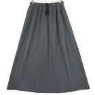 Idealsanxun Fleece Lined Knit Skirt Women's S Gray Poly Cotton Elastic Waist 
