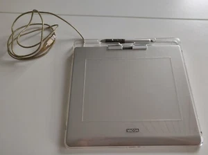 Tablette graphique WACOM CTE-640/S Silver + Stylet + CD installation TEST OK - Photo 1/6