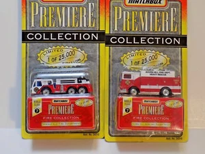 MATCHBOX PREMIERE COLLECTION FIRE COLLECTION ACORN AUX POWER & SPRINGFIELD FIRE - Picture 1 of 2