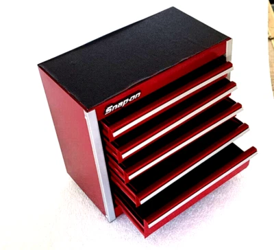 Snap-On New Cranberry Miniature Bottom Tool Box Base Cabinet Mini LOGO - Image 1 of 2
