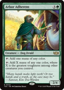 MTG Magic 1x Arbor Adherent (M/NM) Commander Tarkir Dragonstorm - Photo 1 sur 1