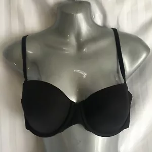 Bra La Senza Size 36B Black Sexy Tease Padded Push Up Wired Smooth Back Closure - Imagen 1 de 12