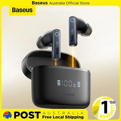 Baseus Bowie 30 Wireless Earbuds Bluetooth 5.3 Active Noise Cancelling Earphones - image 1 of 4