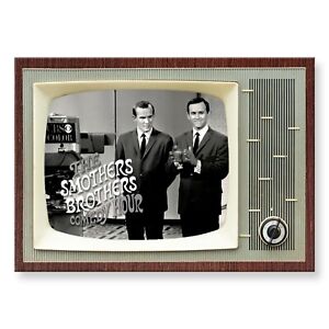 THE SMOTHERS BROTHERS TV Show Classic TV 3.5 inches x 2.5 inches FRIDGE MAGNET