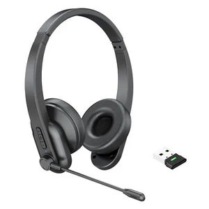 Bluetooth-Headset mit Mikrofon Drahtlose Kopfhörer für Telefon Trucker Fahrer - Bild 1 von 10