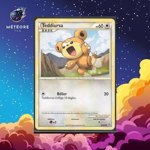 Pokemon Card Teddiursa 65/95 HGSS French Unleash - Picture 1 of 2