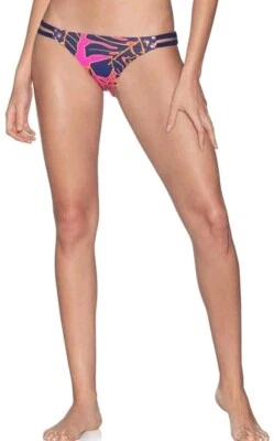 Parte inferior de bikini Maaji para mujer S reversible sublime traje de baño rosa hibisco nuevo con etiquetas Foto 1 de 4