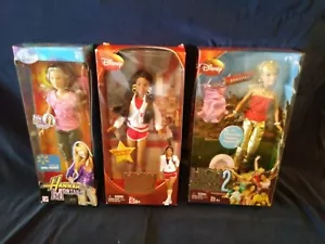 * LQQK * TWO DISNEY DOLLS in THE BOX ~ HANNAH MONTANA and GABRIELLA ~ BUY 1 or 2 - Picture 1 of 5