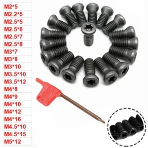For Replace Carbide Blades with M2 M2 5 For For 5 M4 M5 Torx Screws 50 - Picture 1 of 93