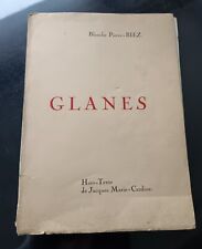 Glanes poèmes par Blanche Pierre-Biez, illustrations Édition Limitée 1000 Exempl