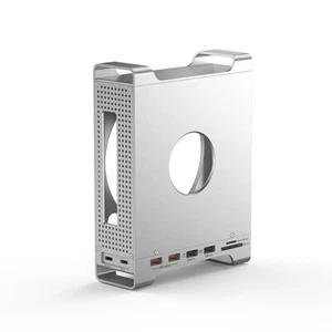 USB C Hub mit M.2 SSD Gehäuse für Mac Mini M4 Ständer Typ-C Dockingstation - Bild 1 von 13