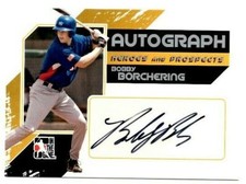 2011 In The Game Bobby Borchering Heroes and Prospects Silver Auto RC DBacks