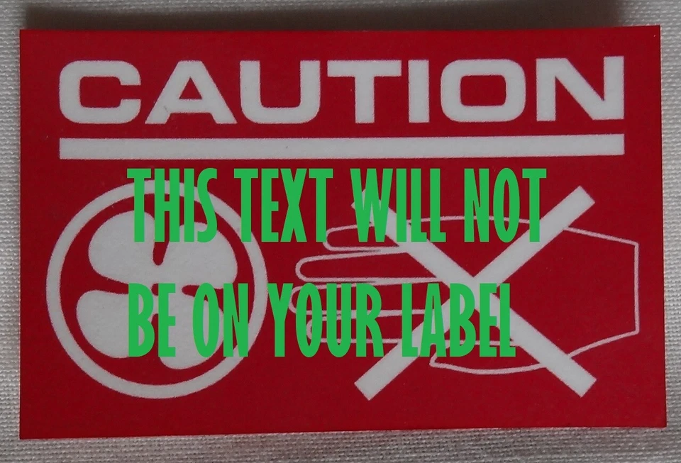 Rover Fan Warning Label Sticker NAM6483 (200, 400, Coupe, Cabriolet) HQ REPLICA - Image 1 of 1